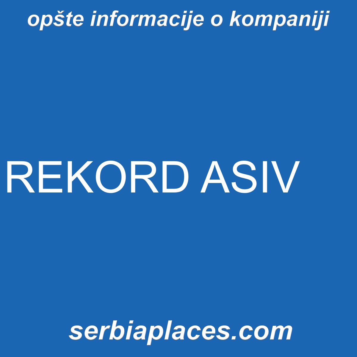 REKORD ASIV