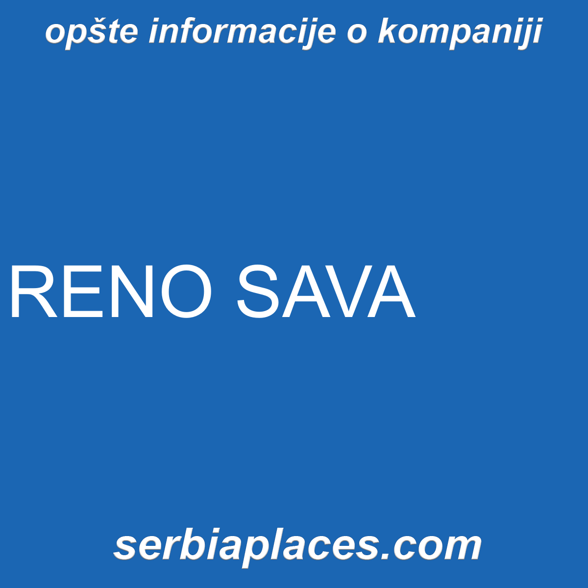 RENO SAVA