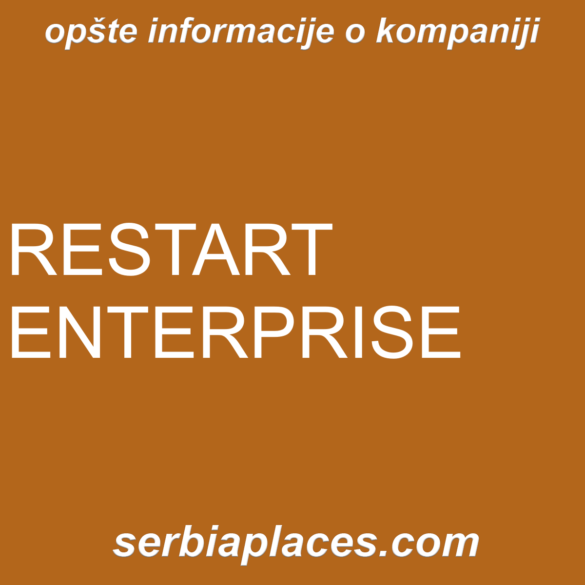 RESTART ENTERPRISE