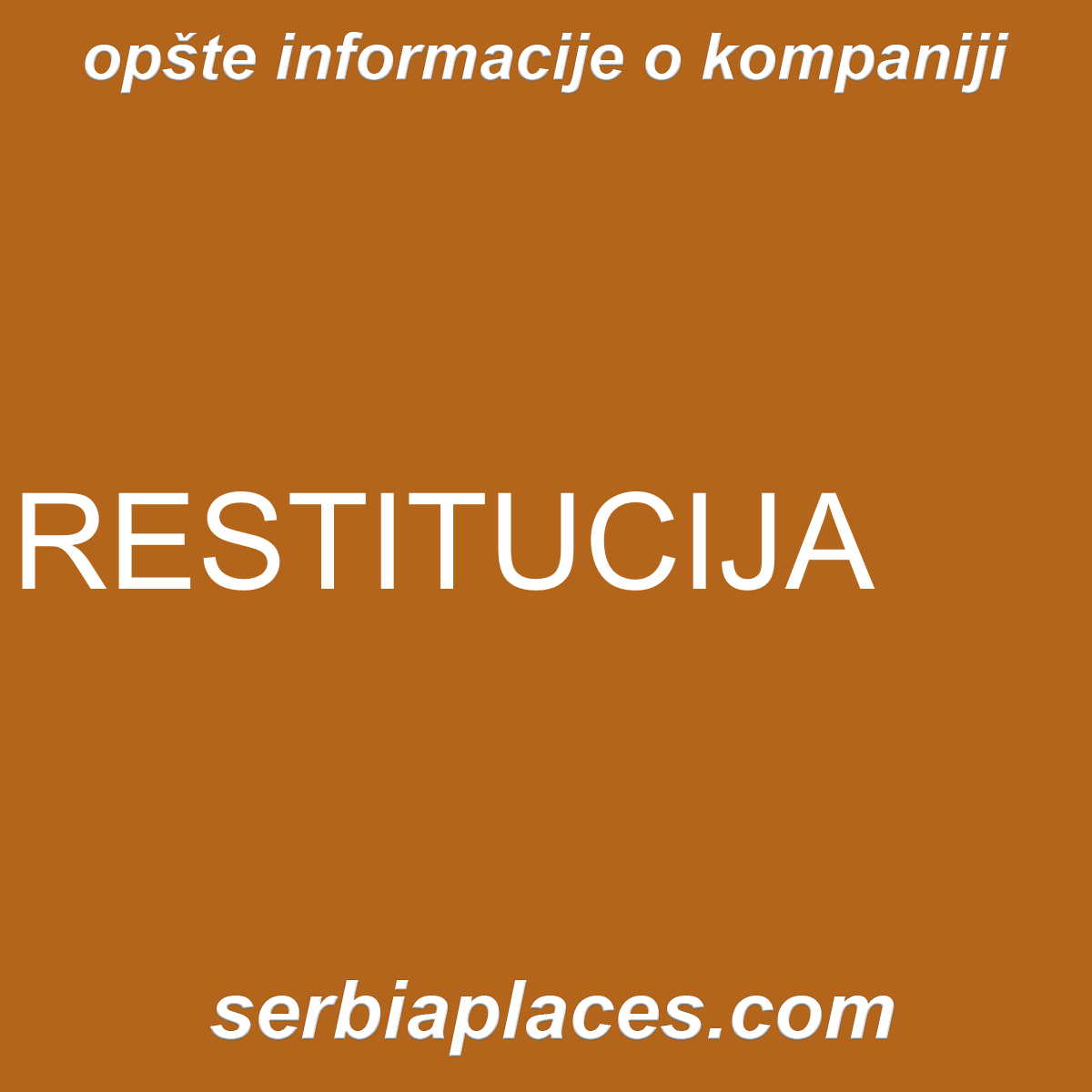 RESTITUCIJA
