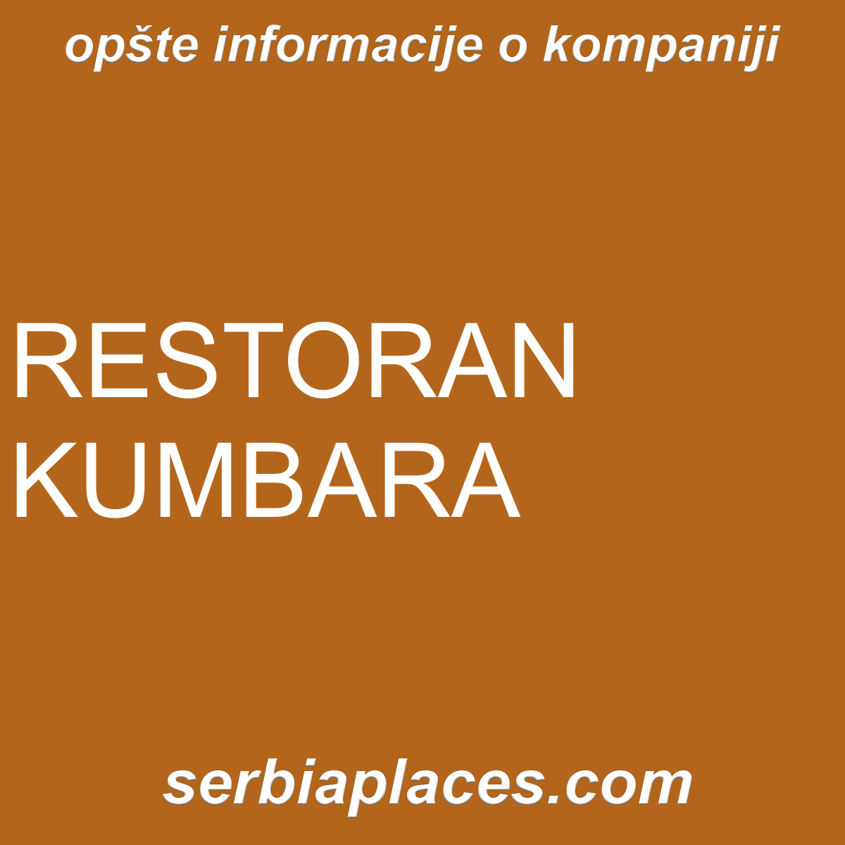 RESTORAN KUMBARA