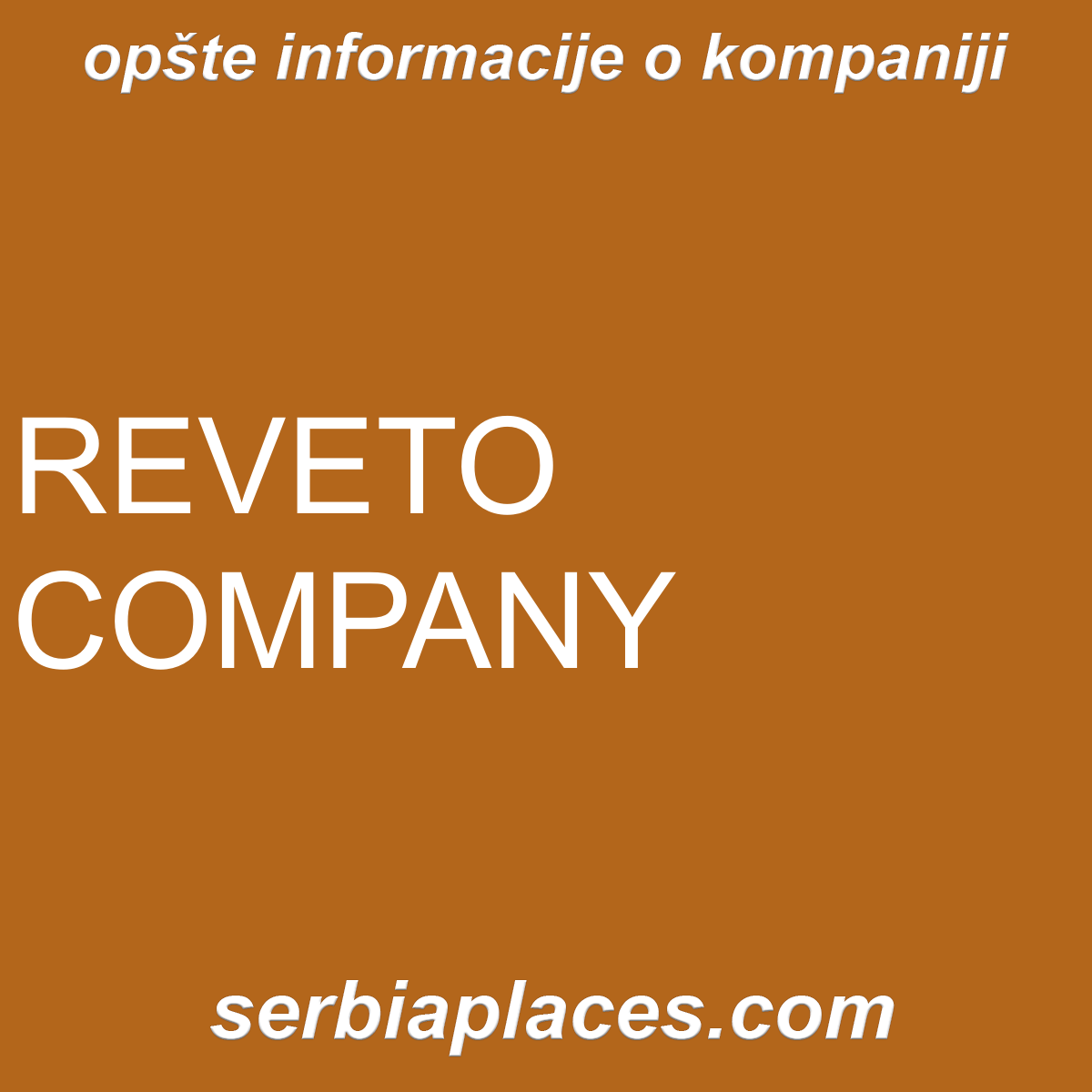 REVETO COMPANY
