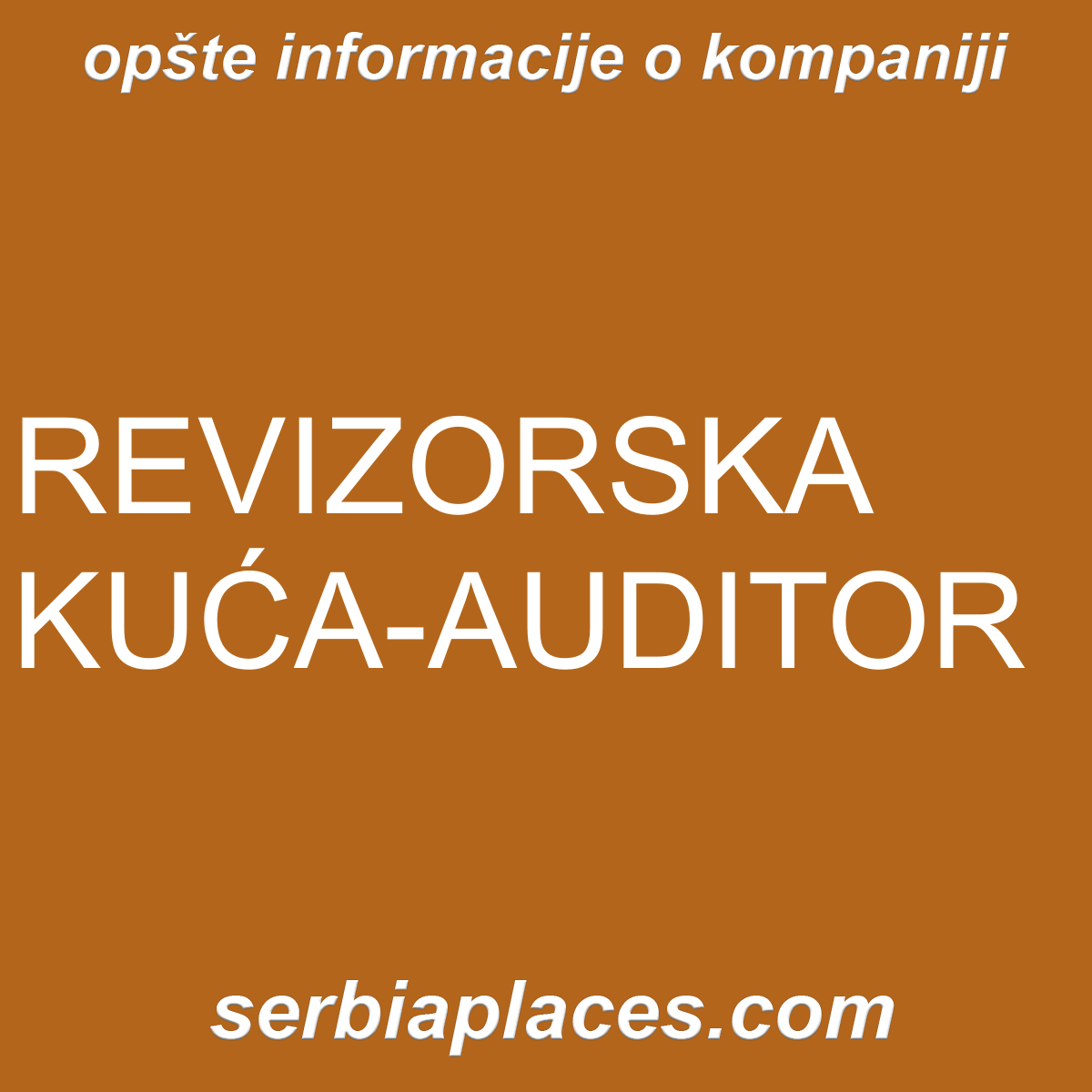 REVIZORSKA KUĆA-AUDITOR