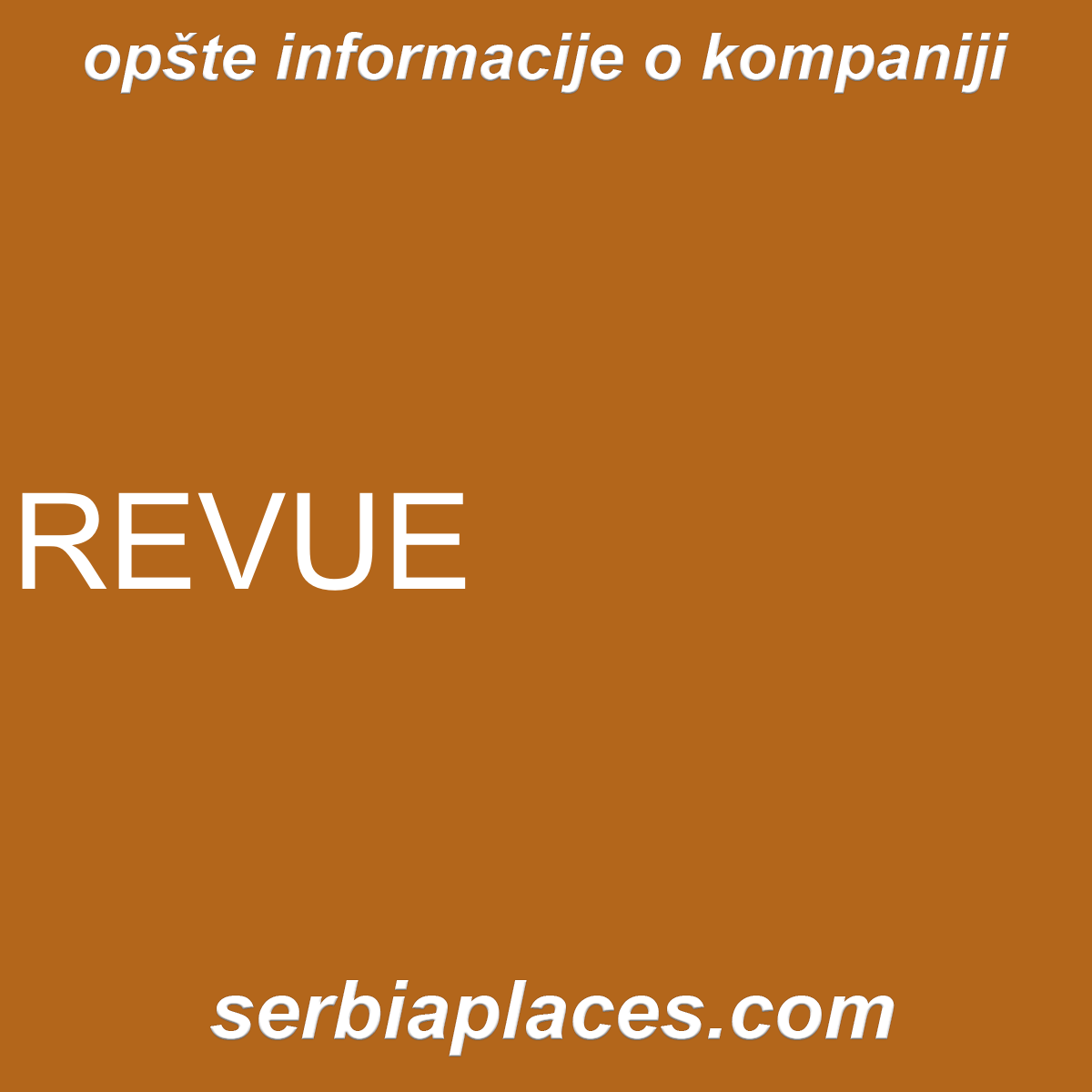 REVUE