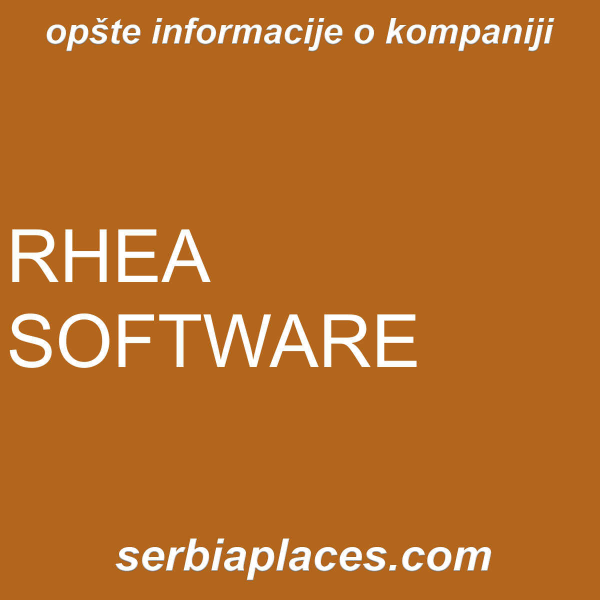 RHEA SOFTWARE
