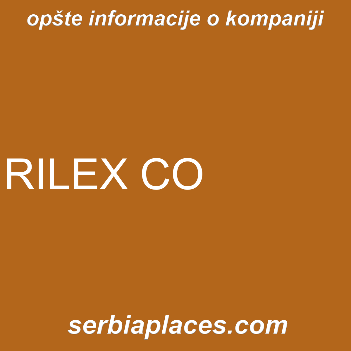 RILEX CO