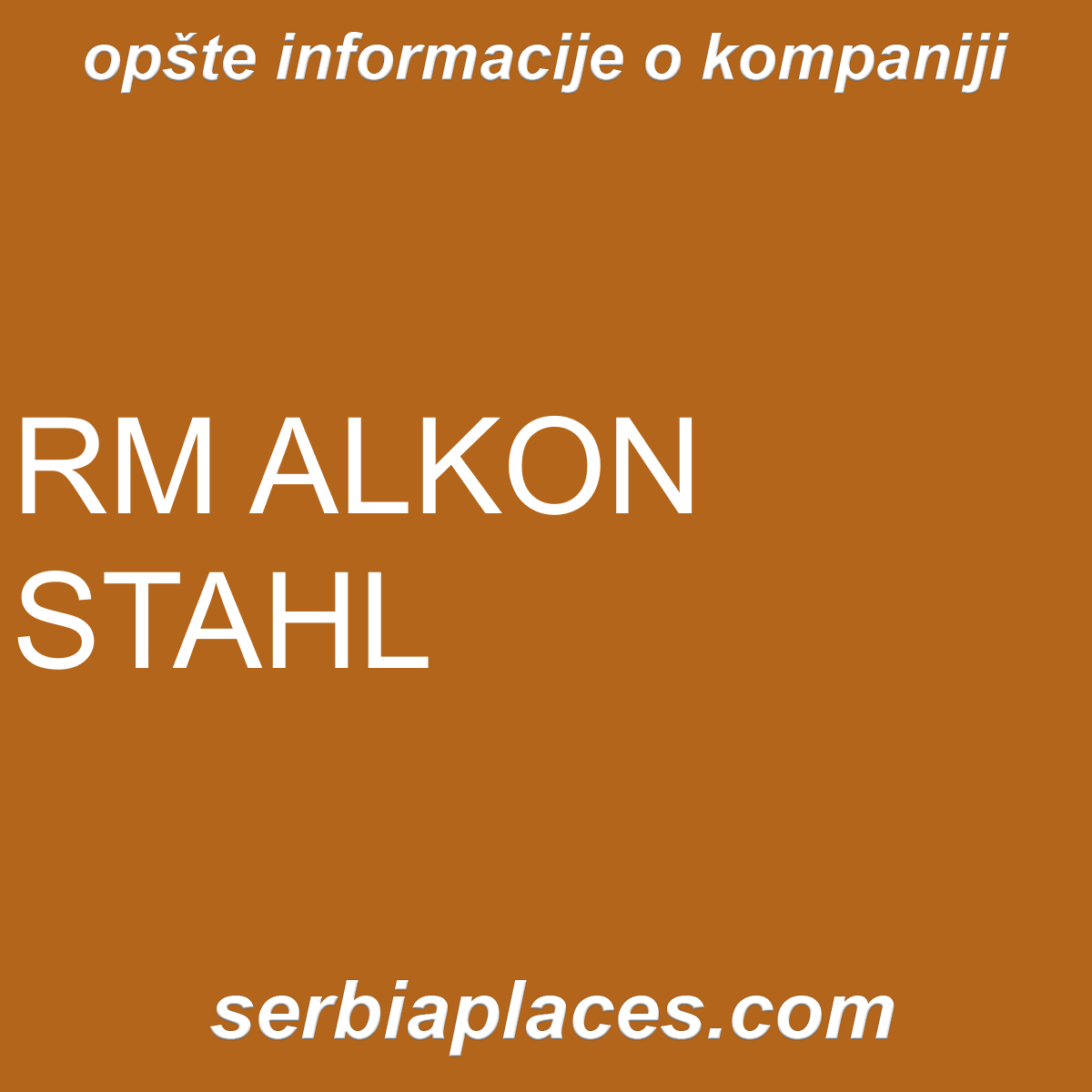 RM ALKON STAHL