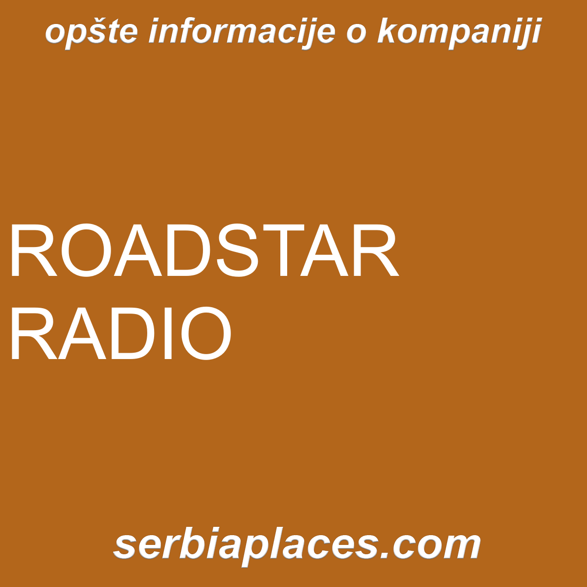 ROADSTAR RADIO
