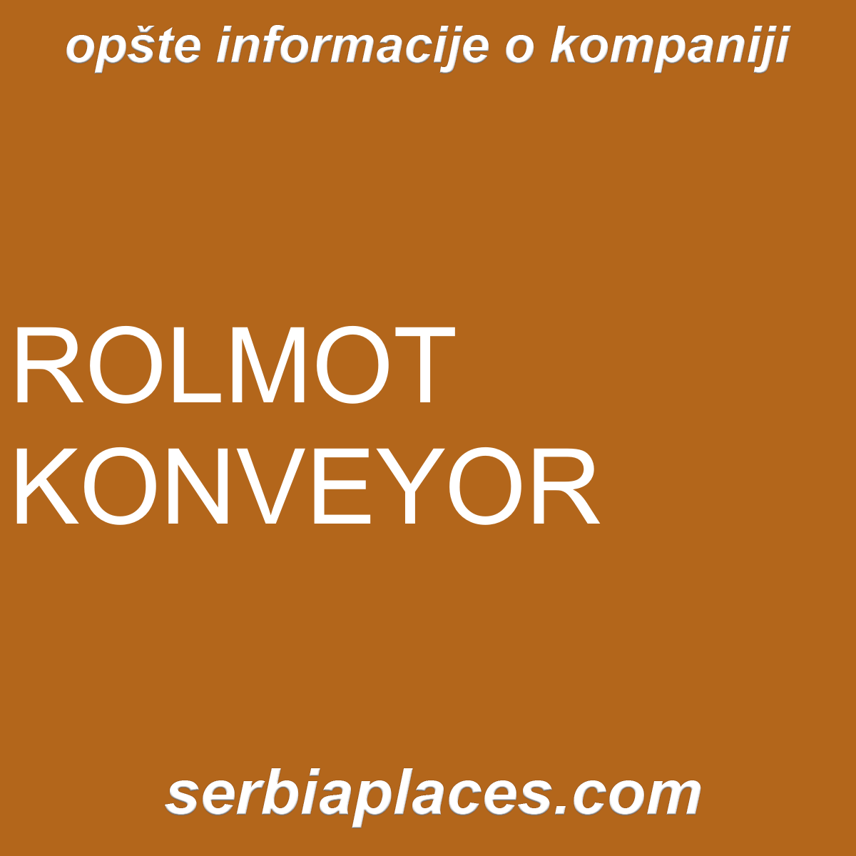ROLMOT KONVEYOR