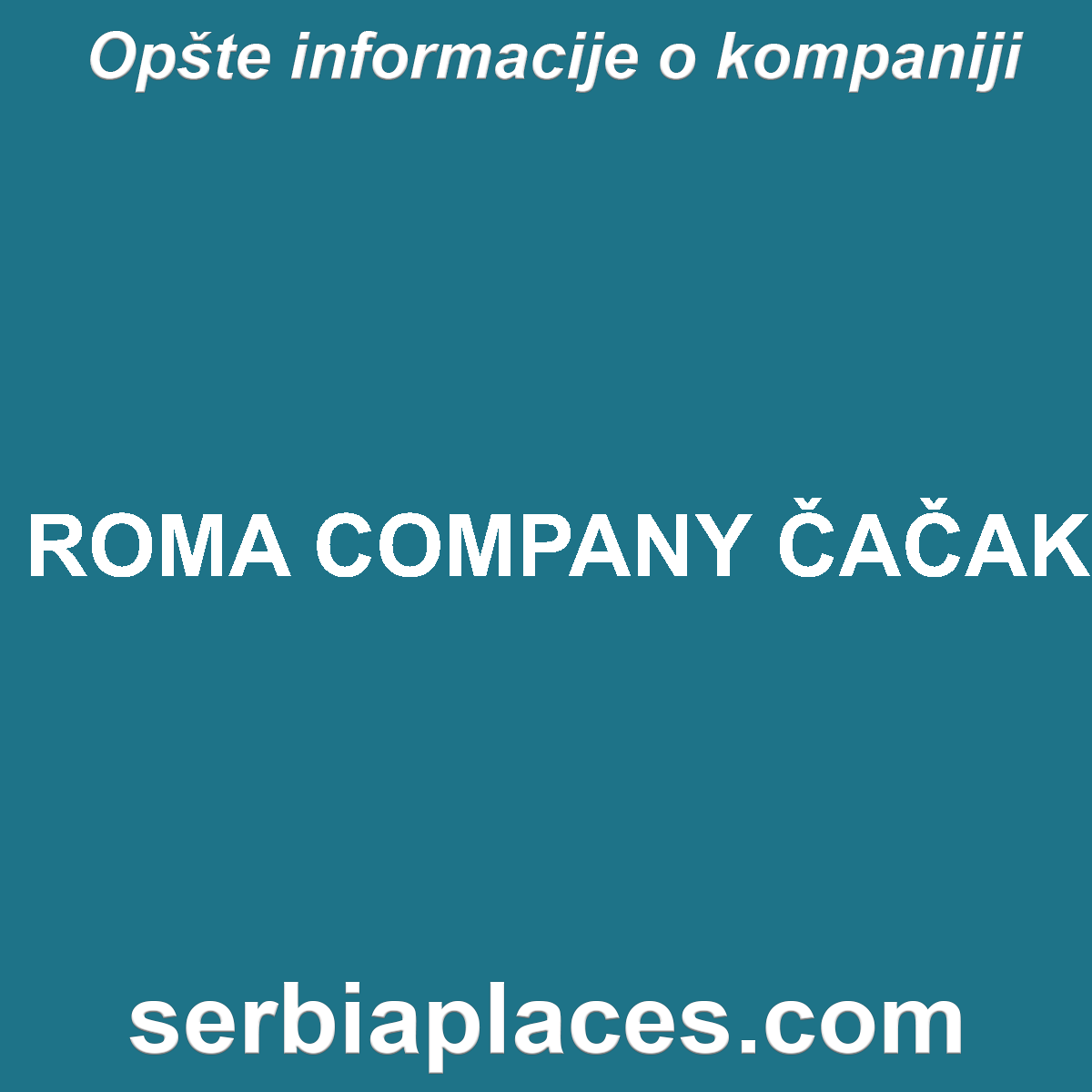ROMA COMPANY ČAČAK