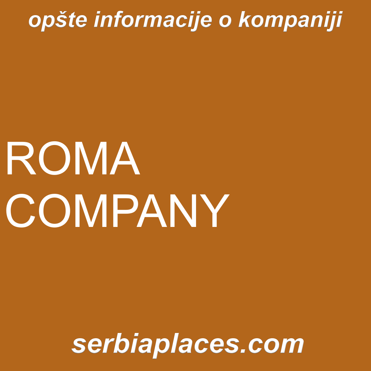 ROMA COMPANY
