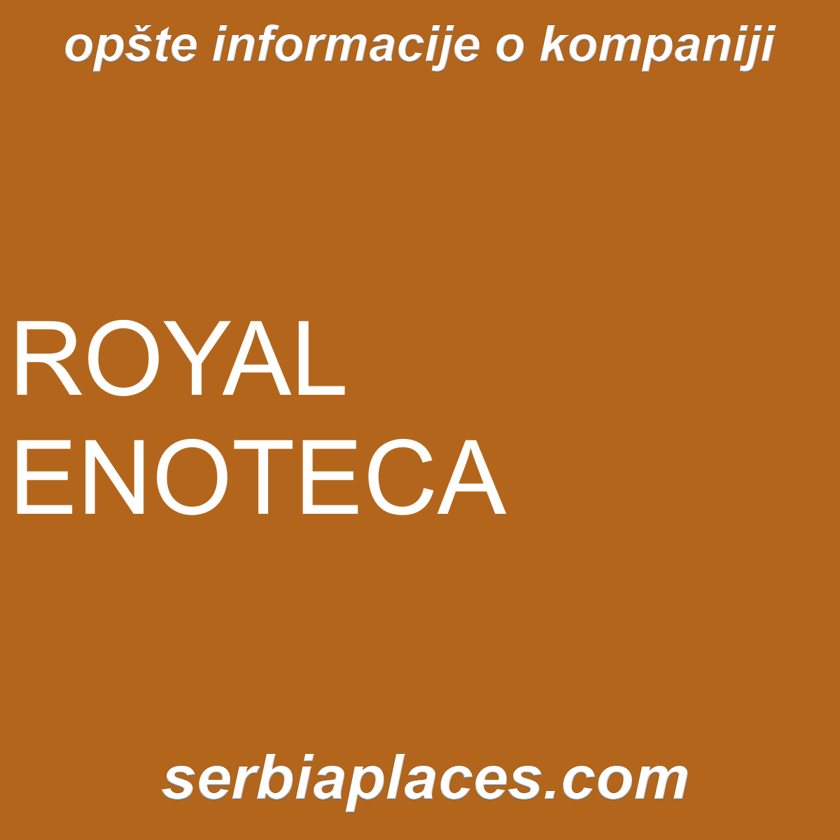 ROYAL ENOTECA