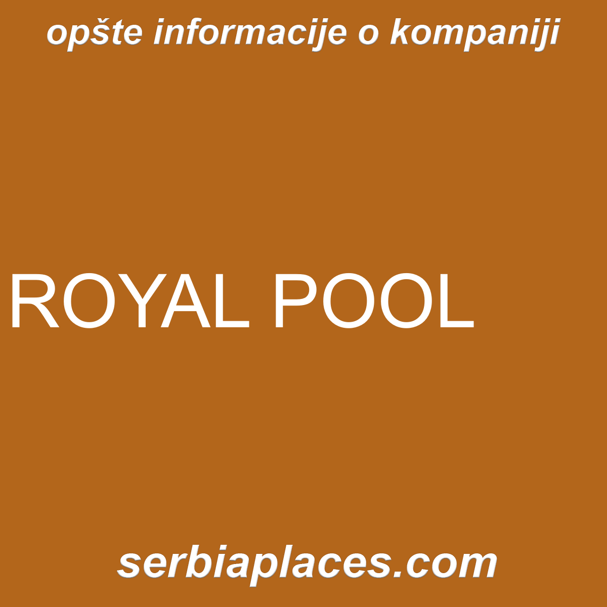 ROYAL POOL