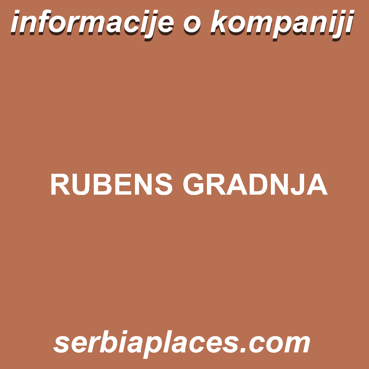 RUBENS GRADNJA