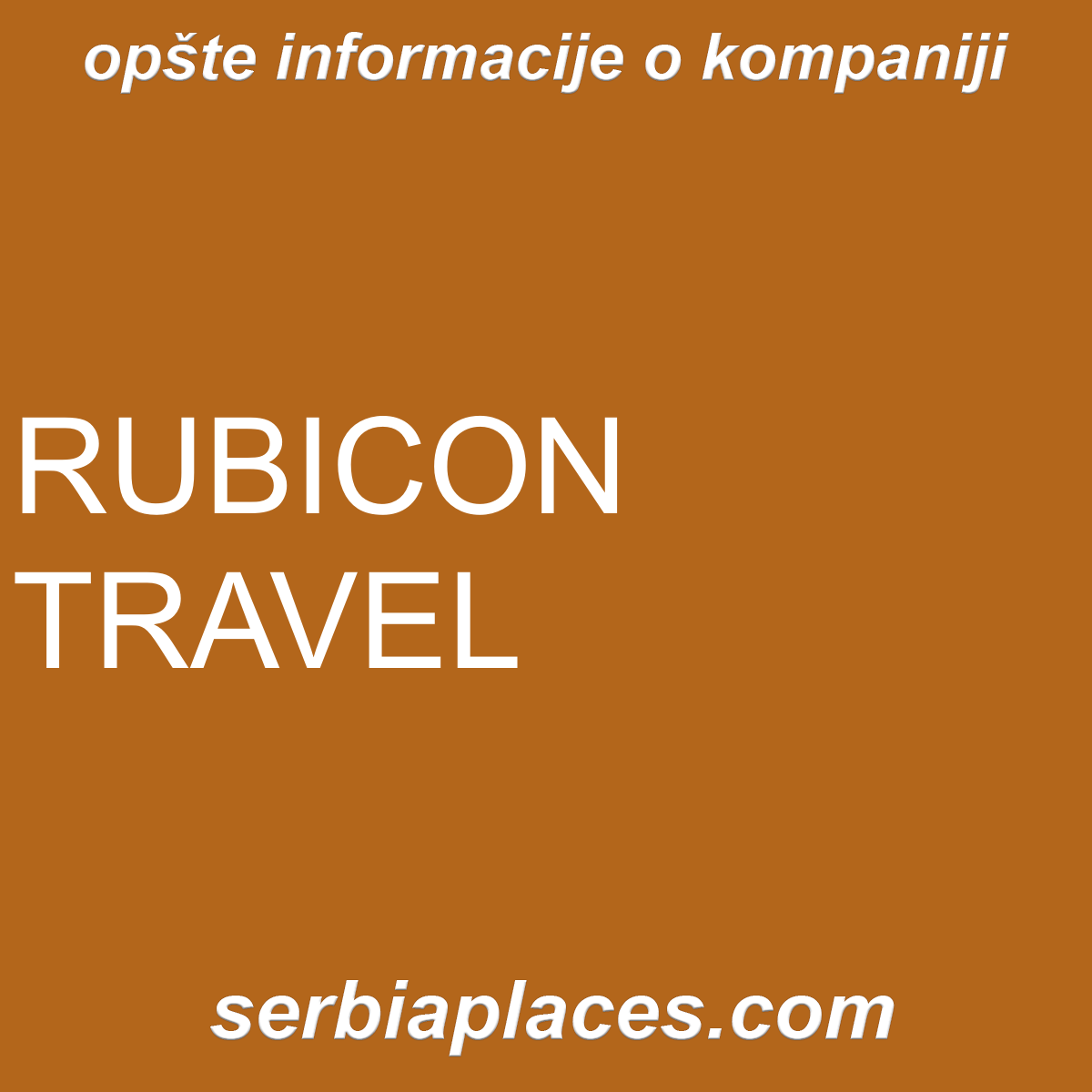 RUBICON TRAVEL
