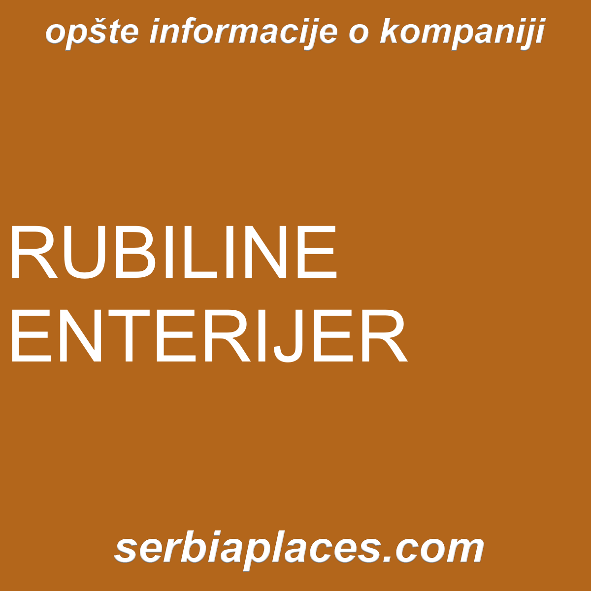 RUBILINE ENTERIJER