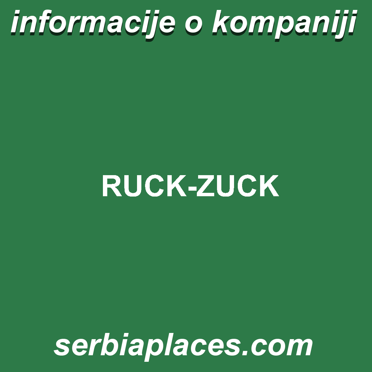 RUCK-ZUCK