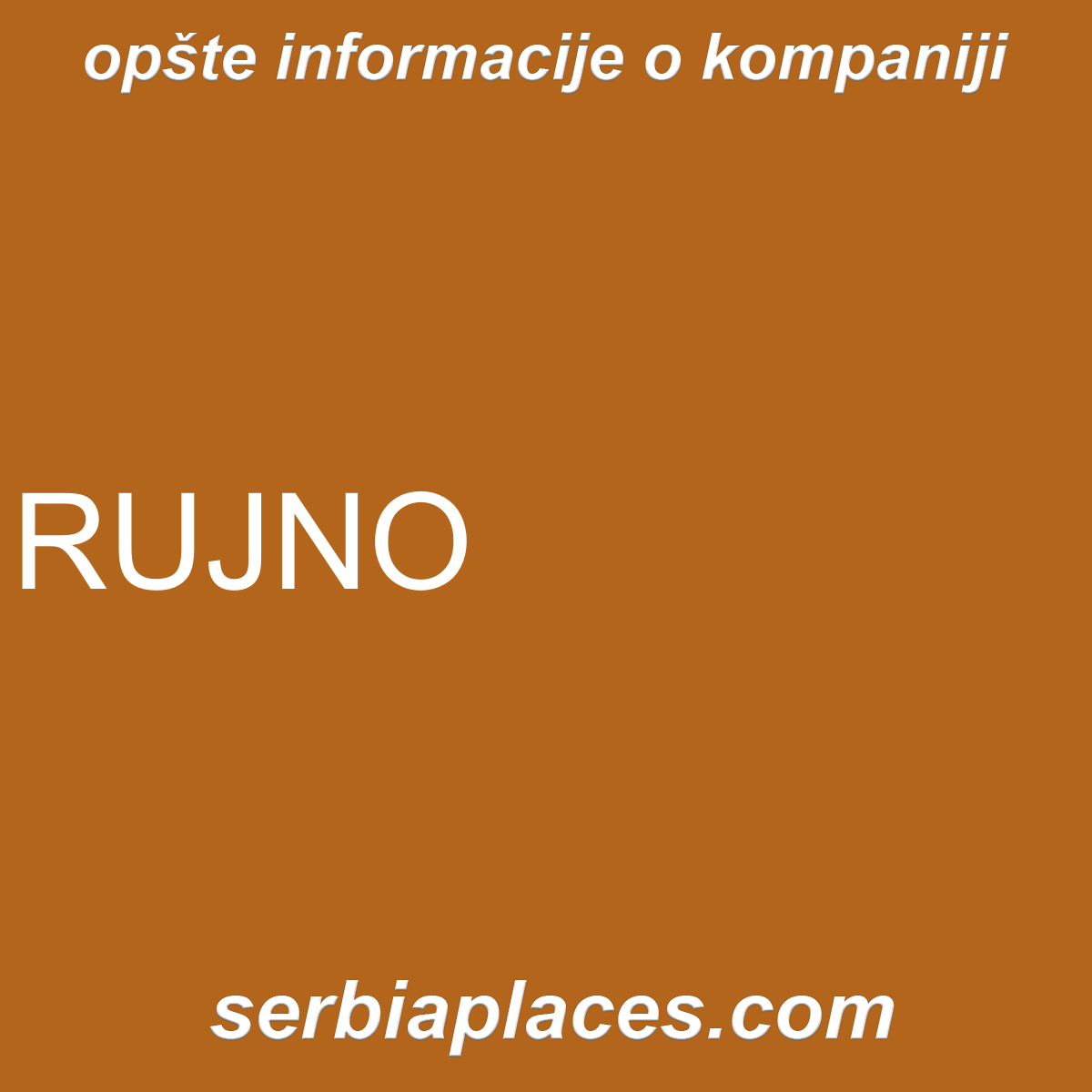 RUJNO