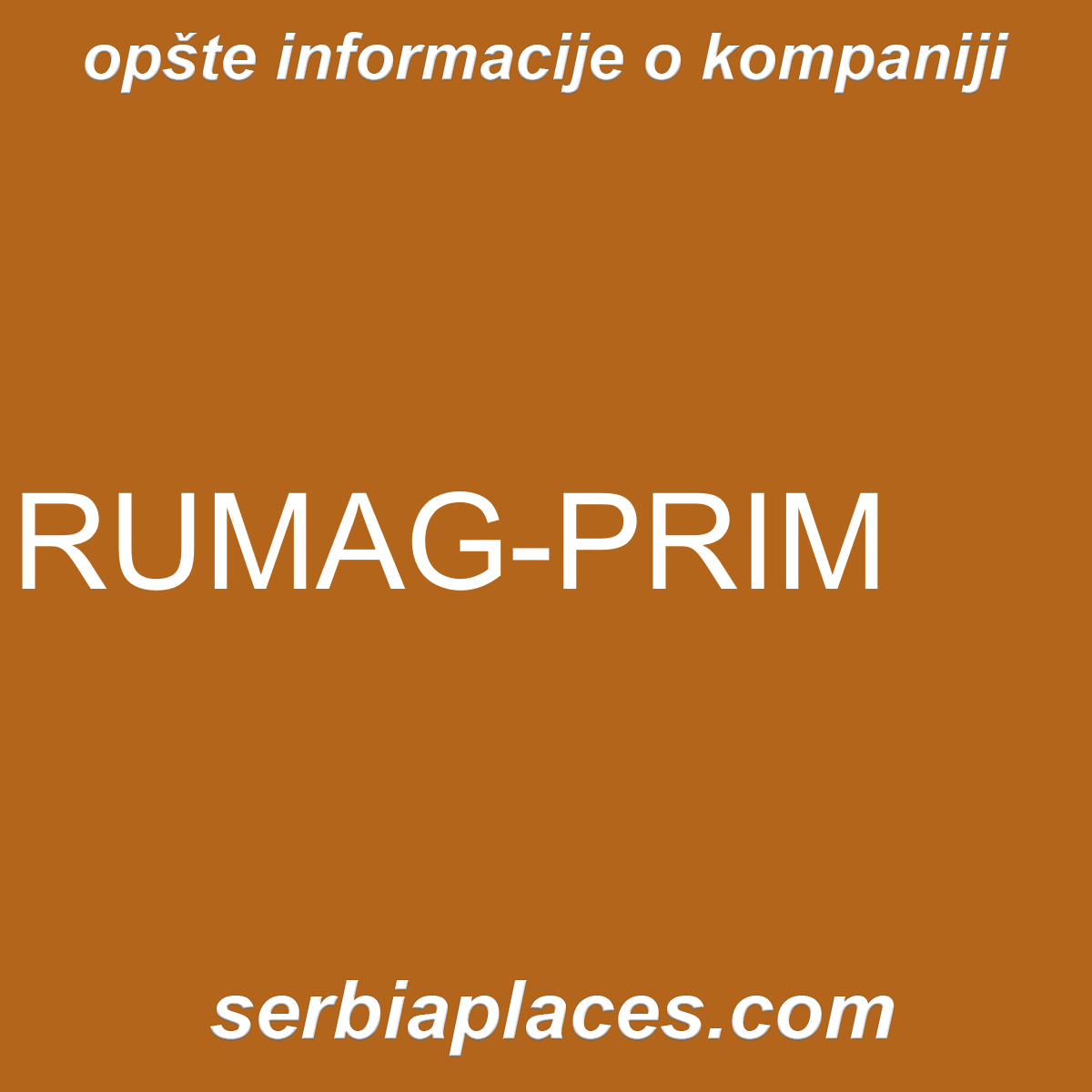 RUMAG-PRIM