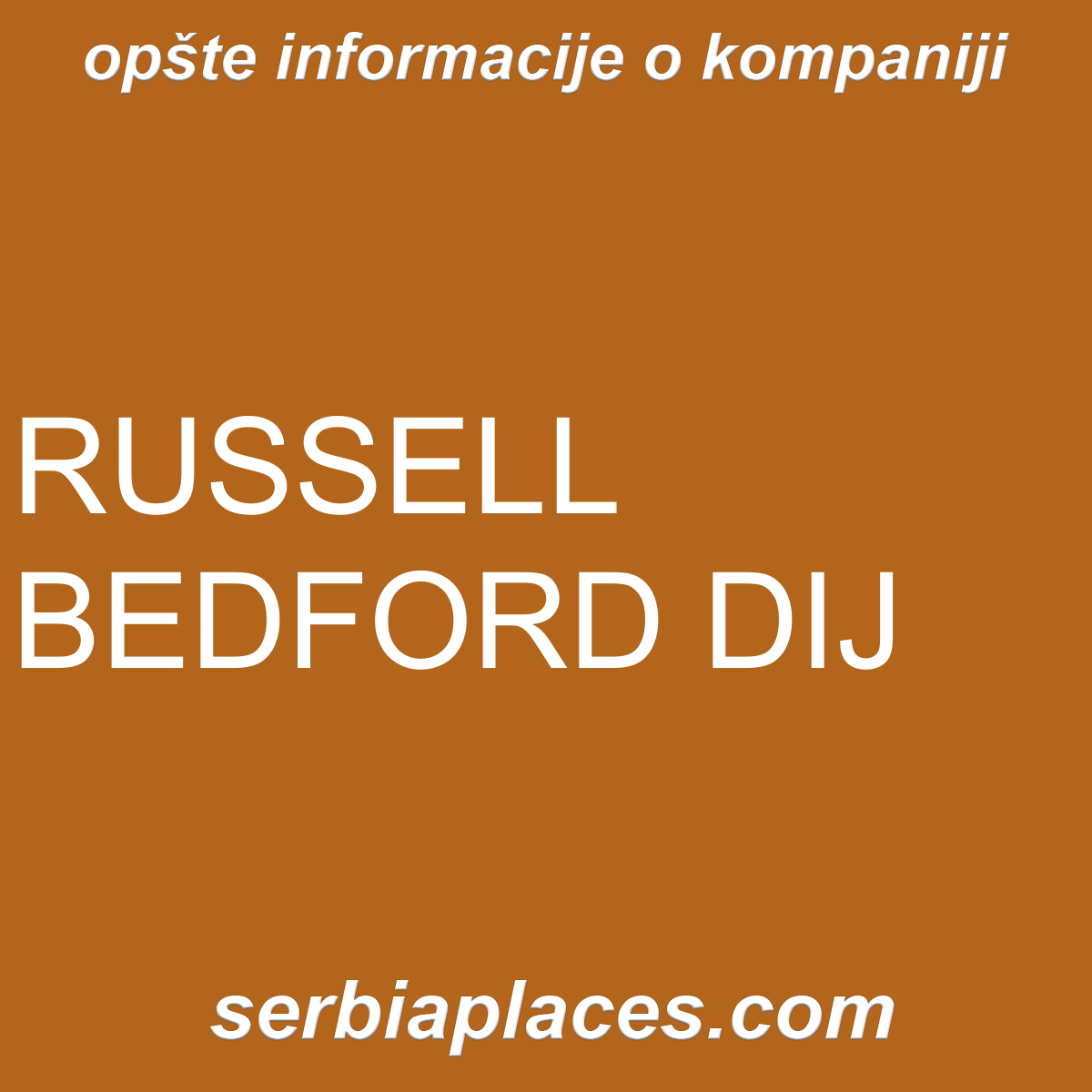 RUSSELL BEDFORD DIJ
