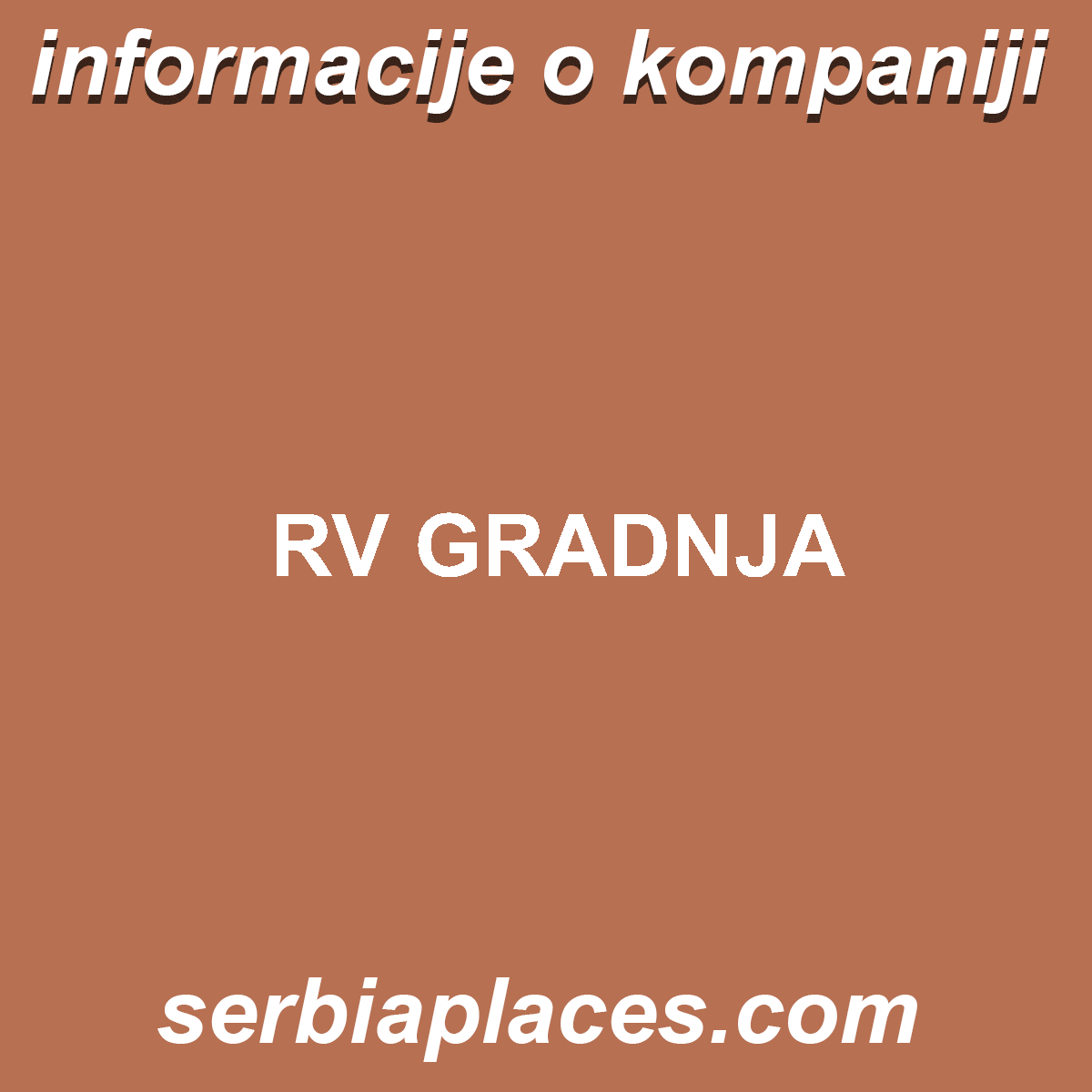 RV GRADNJA