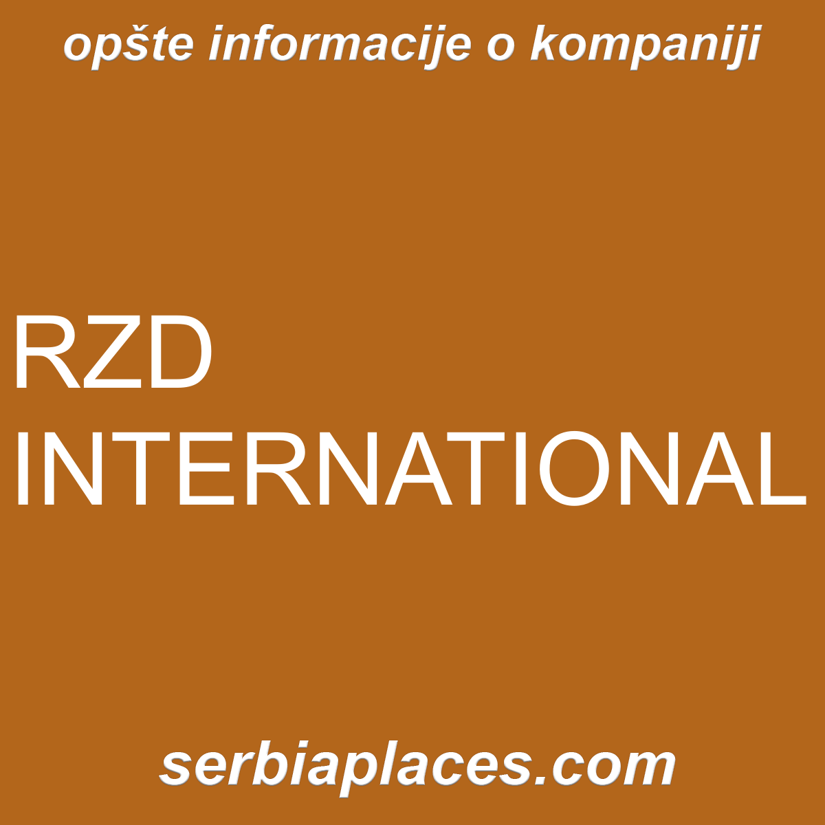 RZD INTERNATIONAL