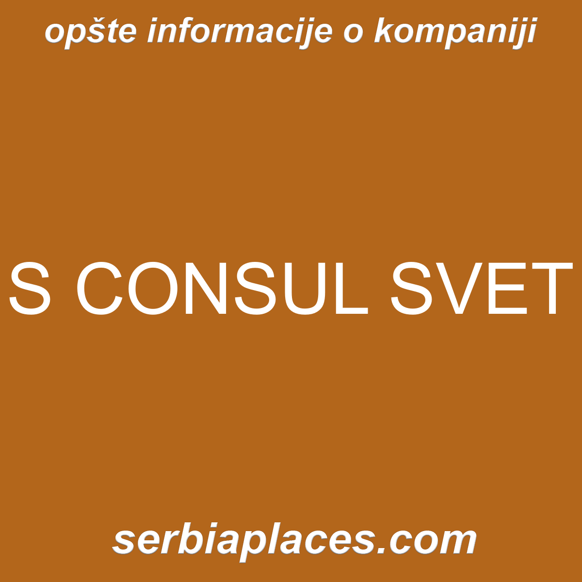 S CONSUL SVET