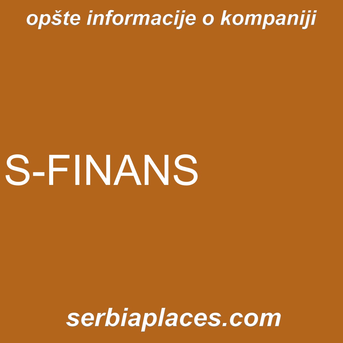 S-FINANS