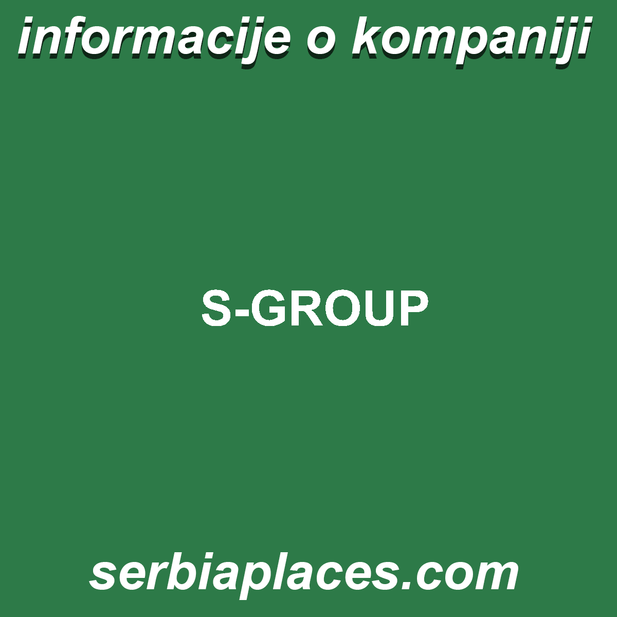 S-GROUP