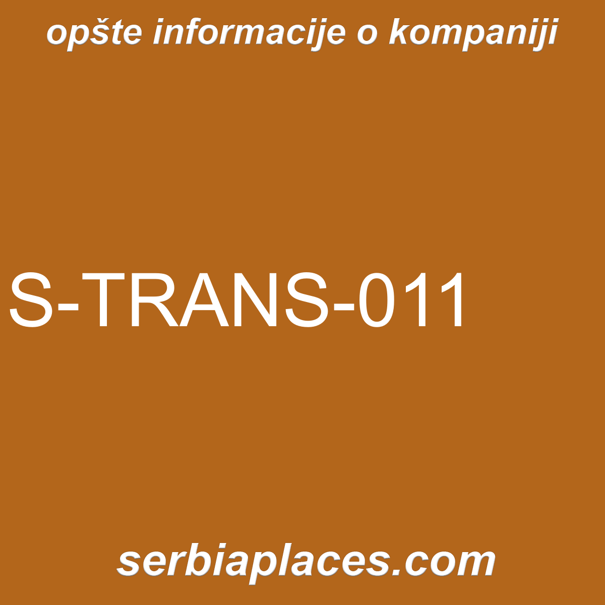 S-TRANS-011