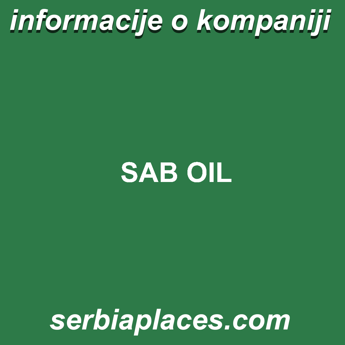 SAB OIL