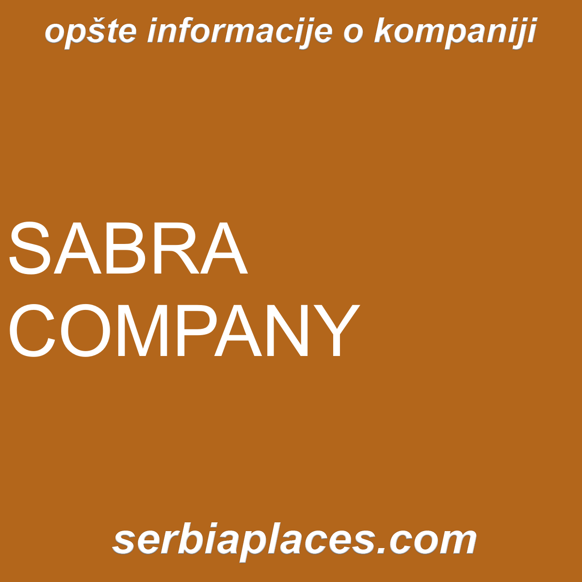 SABRA COMPANY