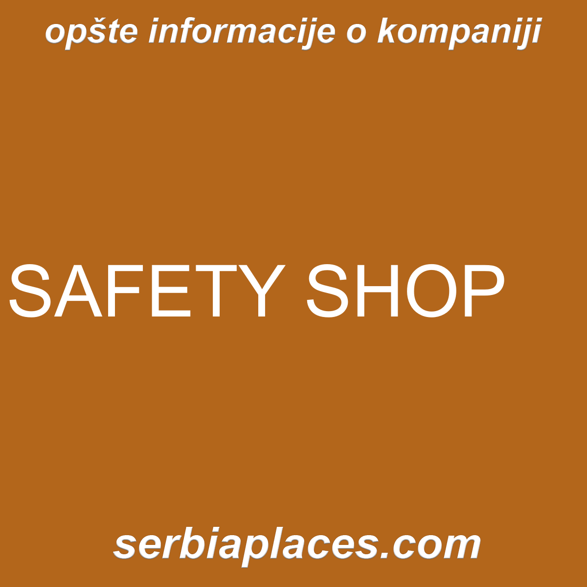 SAFETY SHOP