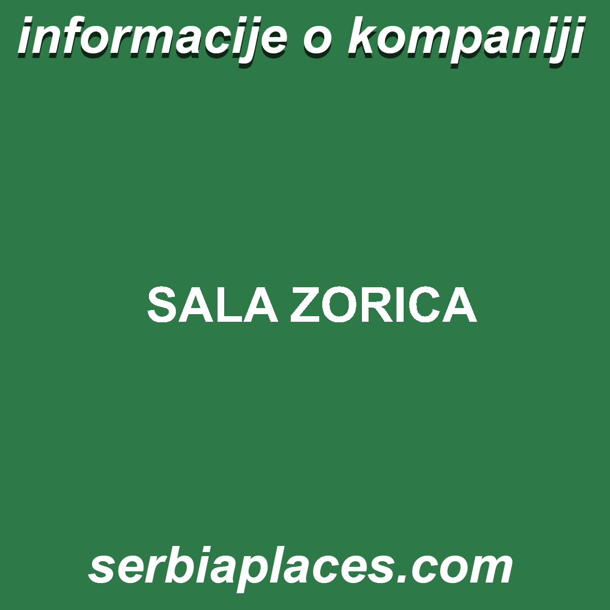 SALA ZORICA