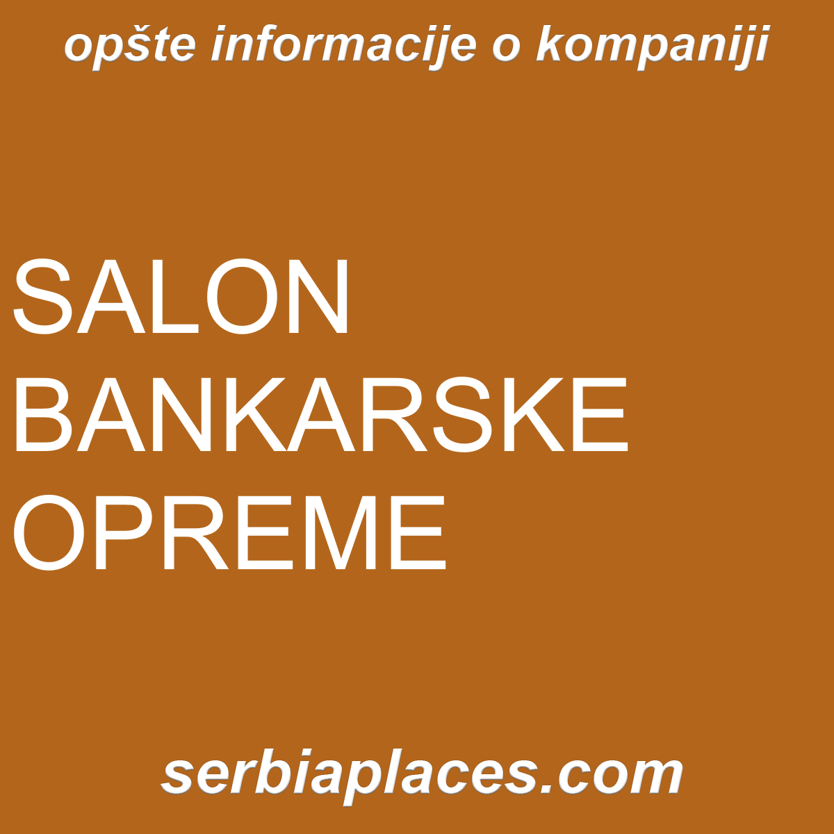 SALON BANKARSKE OPREME