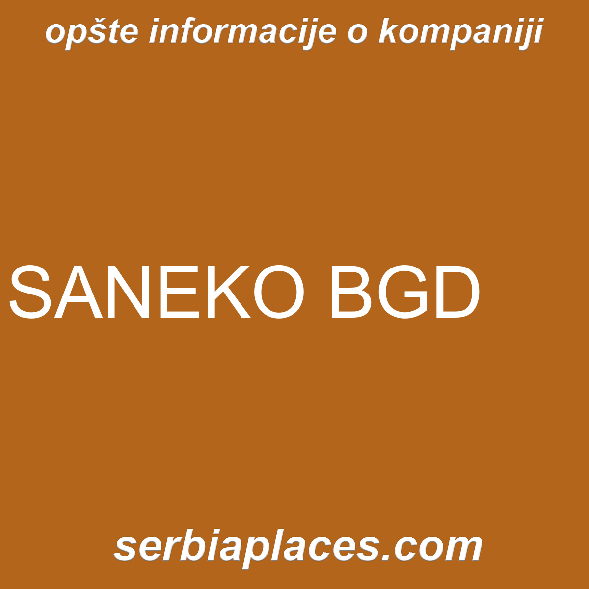 SANEKO BGD