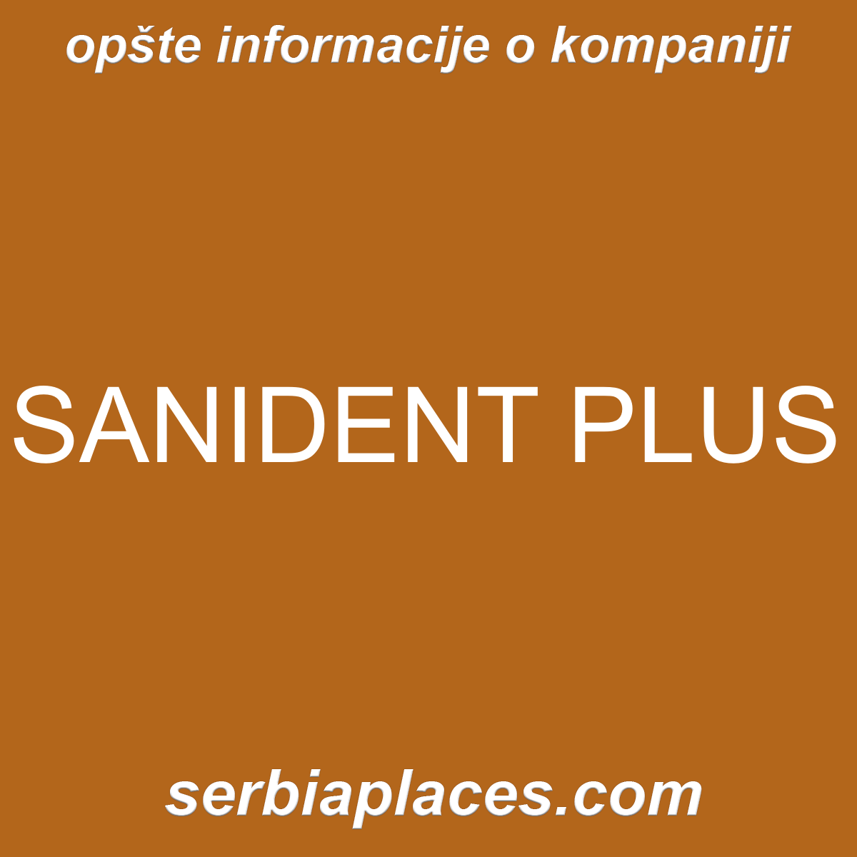 SANIDENT PLUS