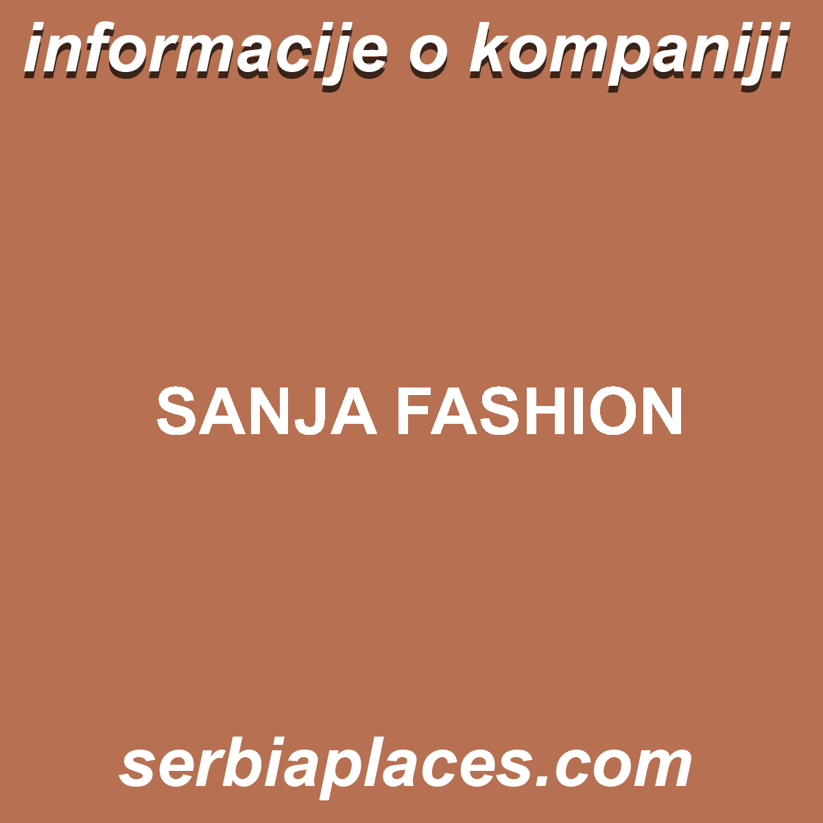 SANJA FASHION