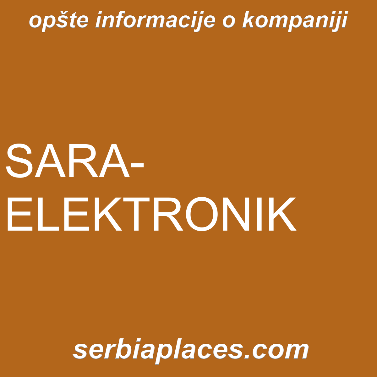 SARA-ELEKTRONIK