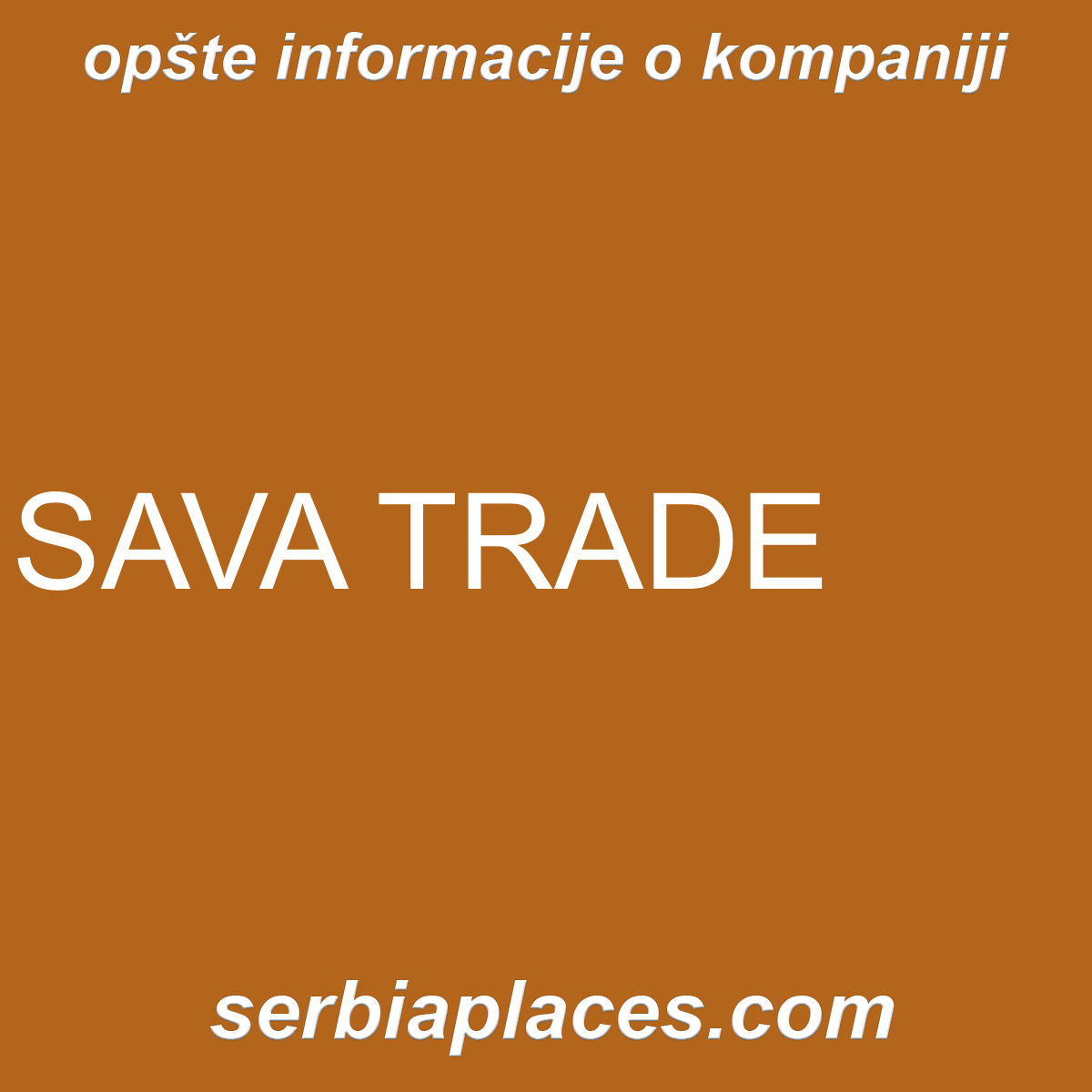 SAVA TRADE