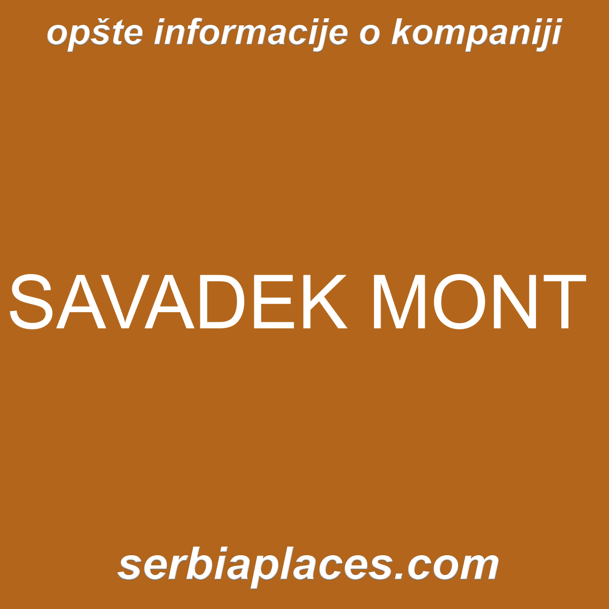 SAVADEK MONT
