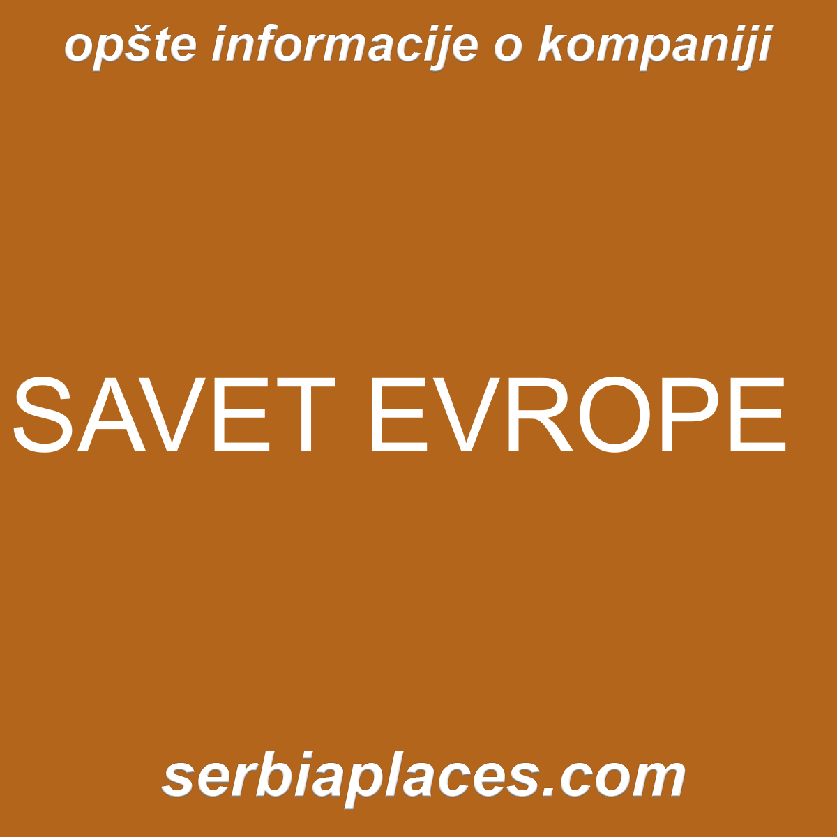 SAVET EVROPE