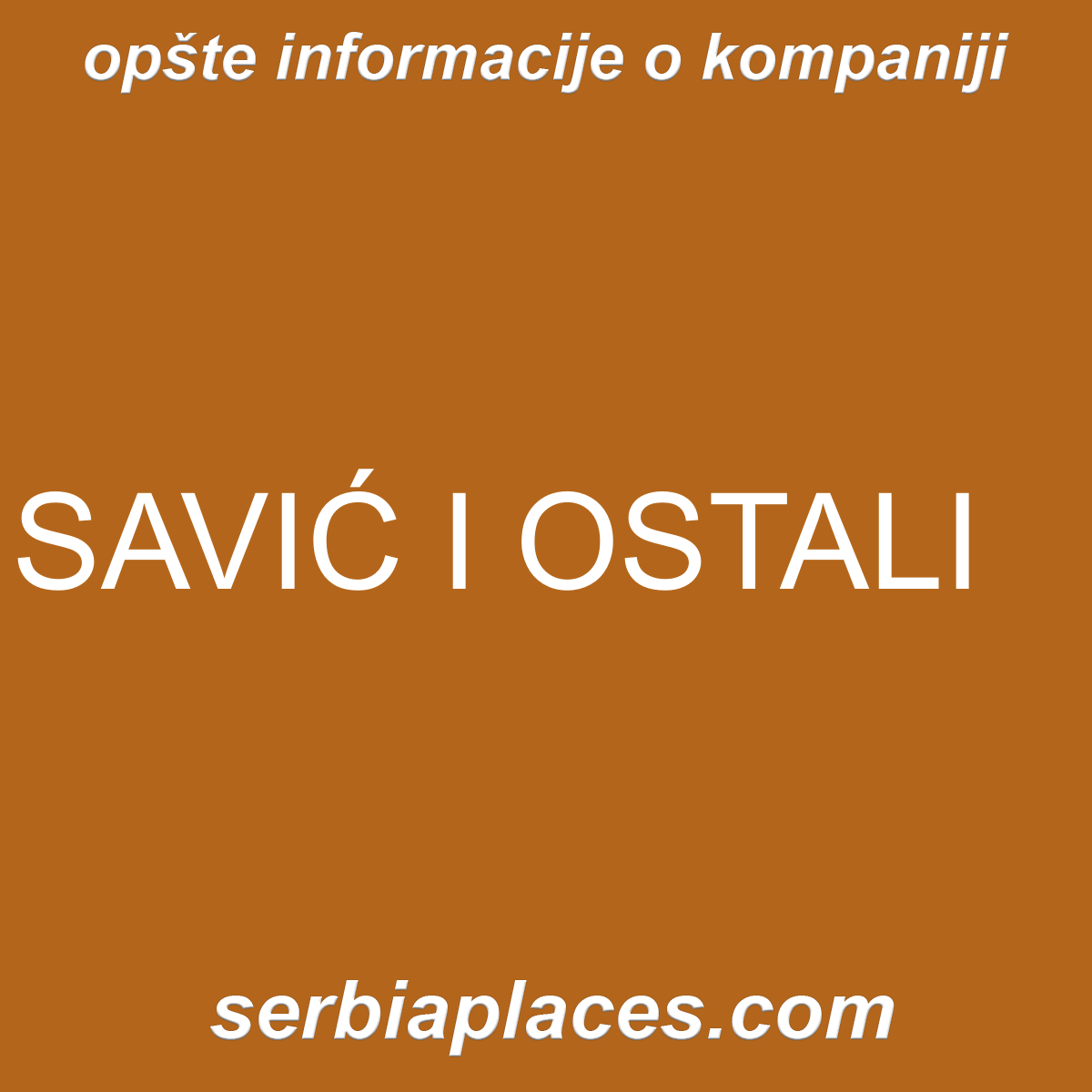 SAVIĆ I OSTALI