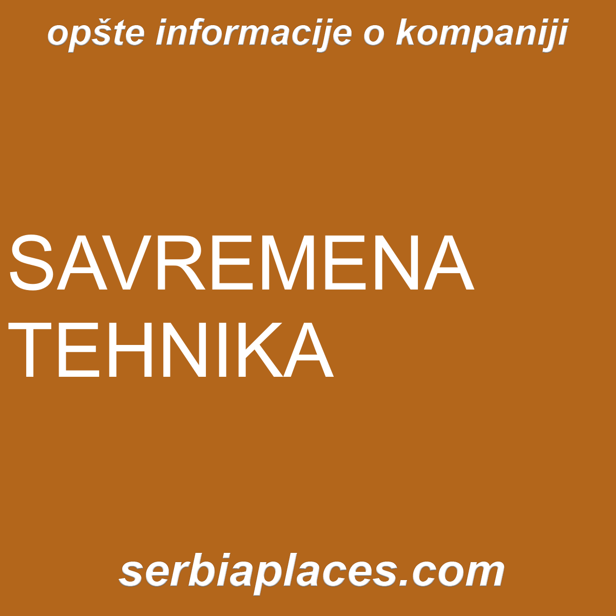 SAVREMENA TEHNIKA