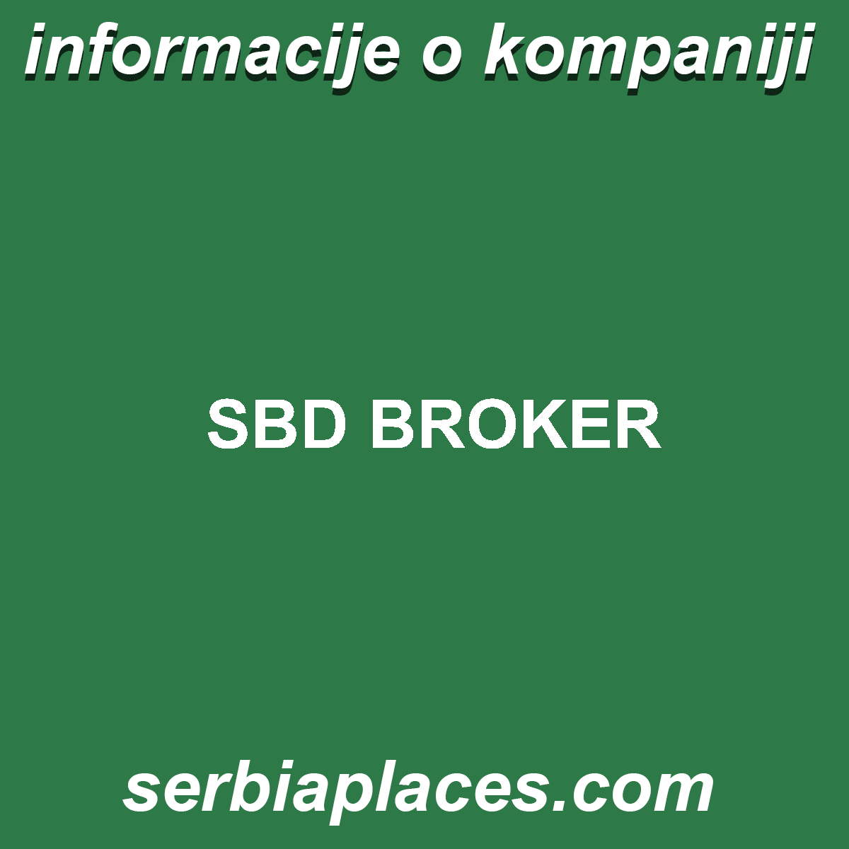 SBD BROKER