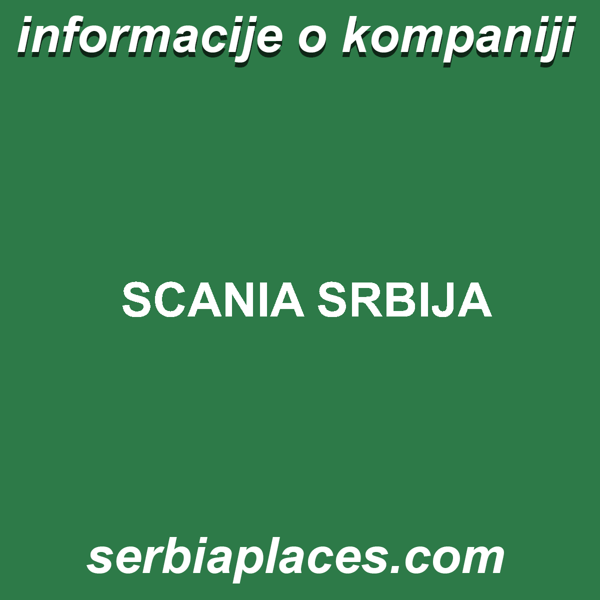 SCANIA SRBIJA