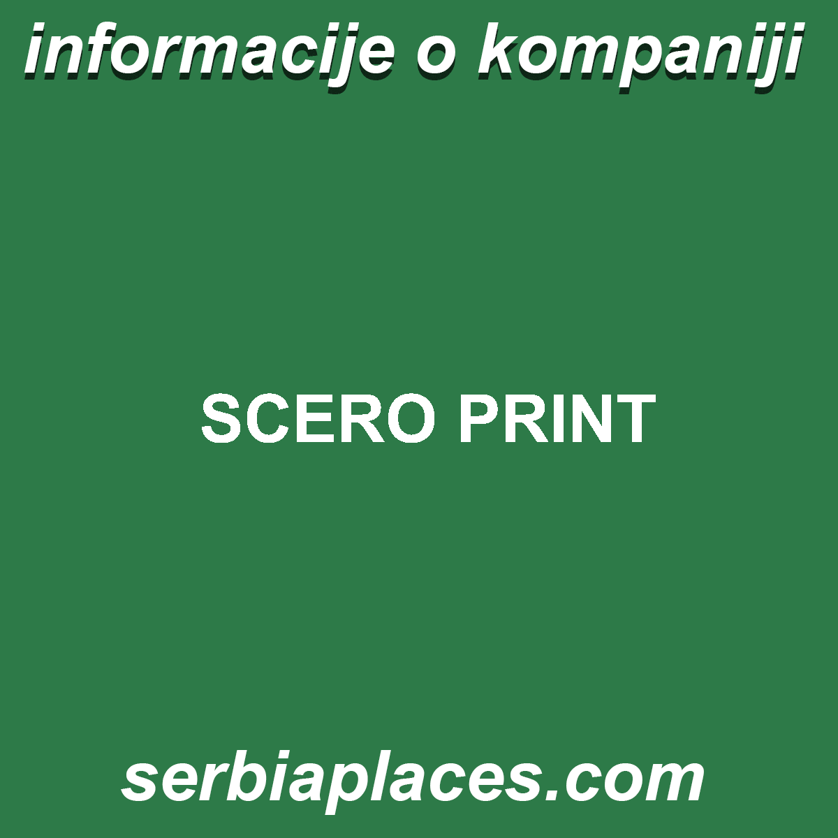 SCERO PRINT