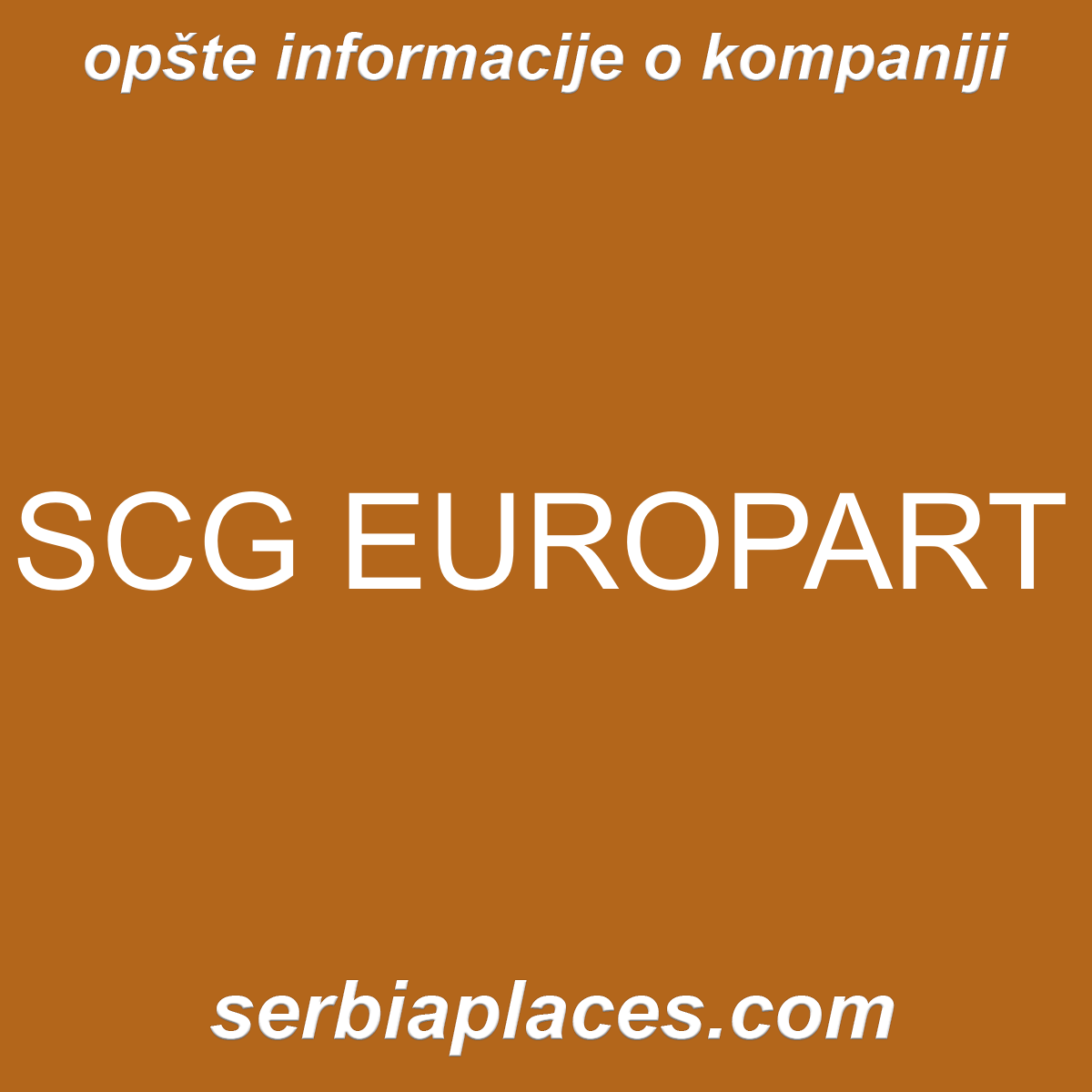 SCG EUROPART