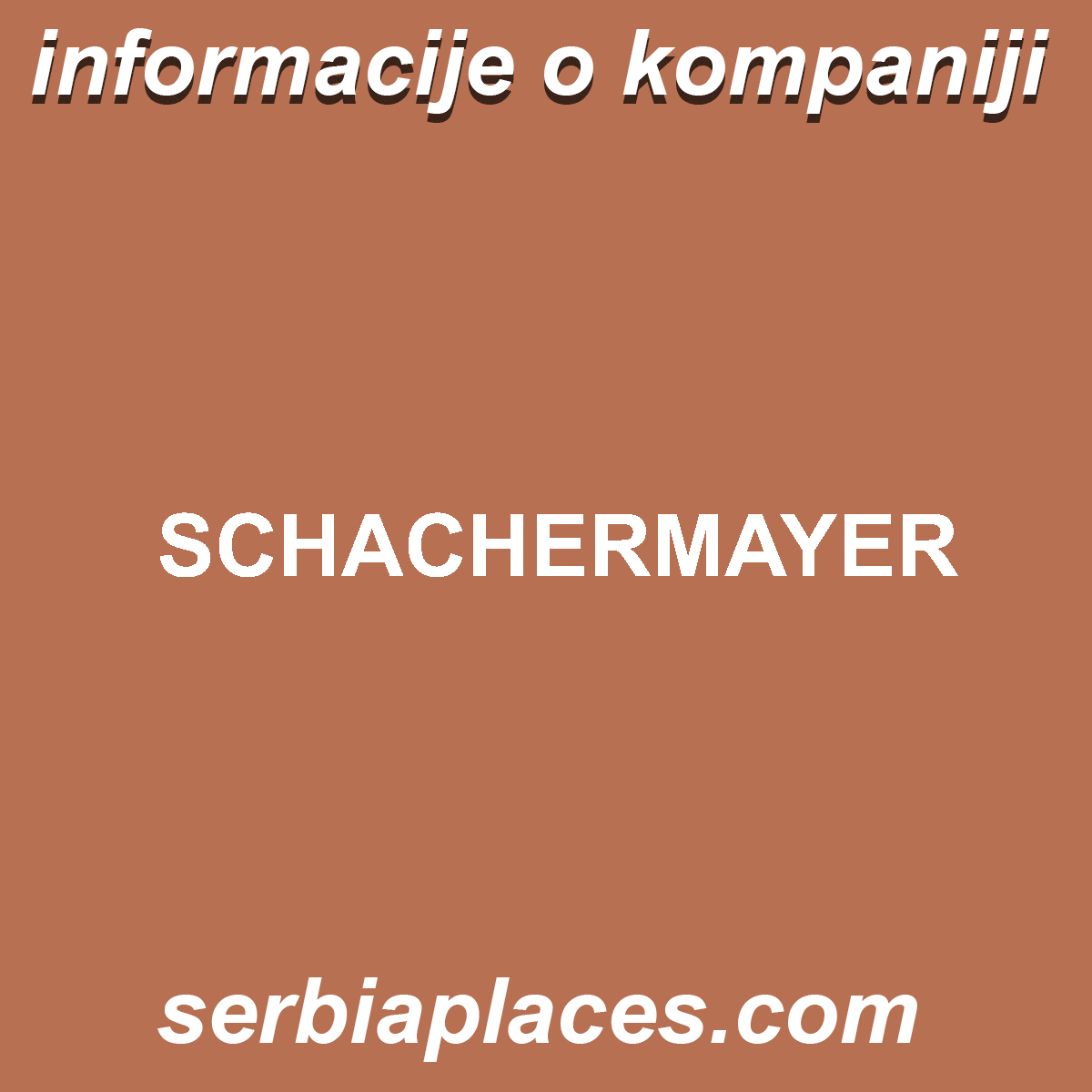 SCHACHERMAYER