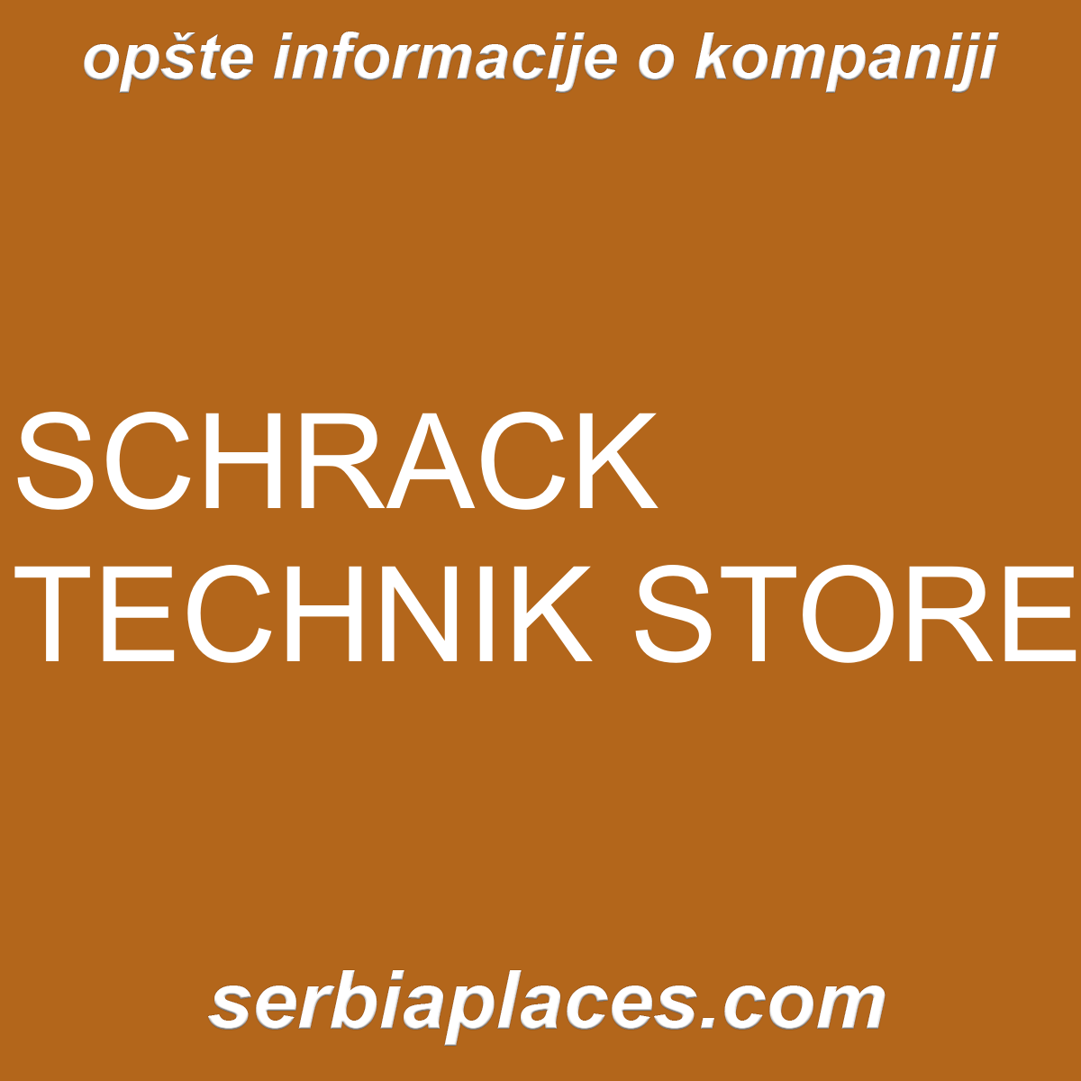 SCHRACK TECHNIK STORE
